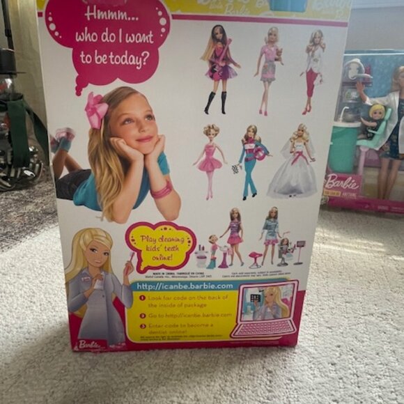 Set of 4 Dentist Barbies and 1 Tooth Fairy Barbie - Picture 3 of 10